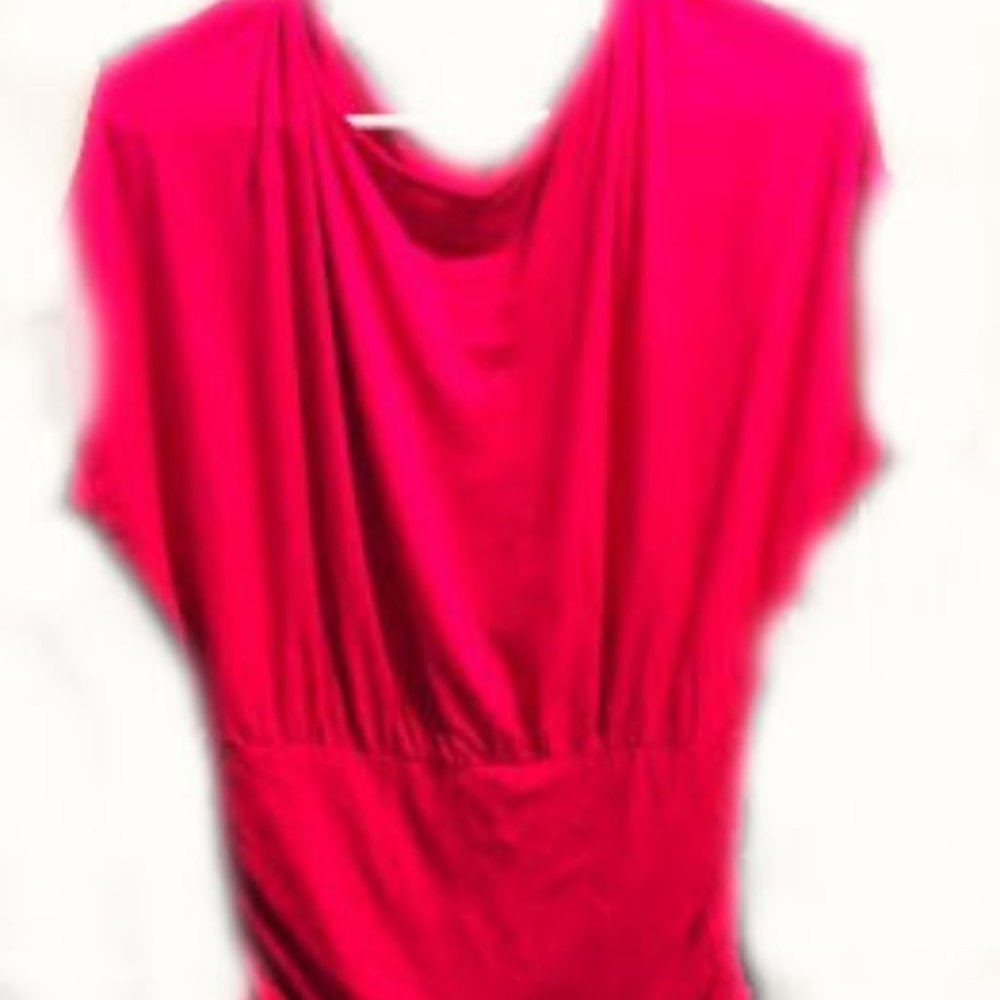 Pink stretchy top size medium